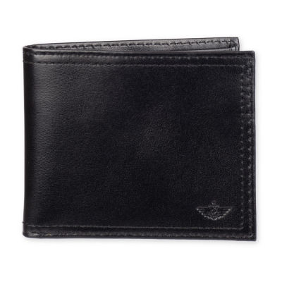 Dockers Leather Rfid Extra Capacity Bifold Wallet
