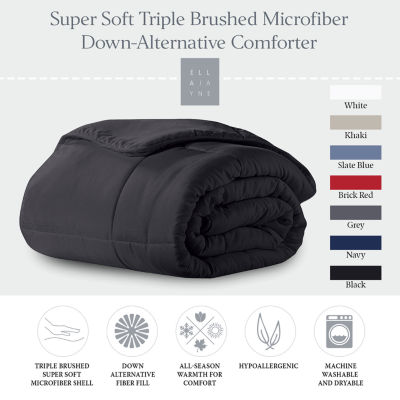 Ella Jayne Microfiber Down-Alternative Solid Color Comforter