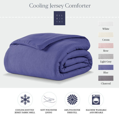 Ella Jayne Cooling Jersey Down-Alternative Comforter