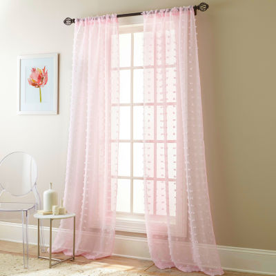 Stratford Park Olimpia Sheer Rod Pocket Set of 2 Curtain Panel