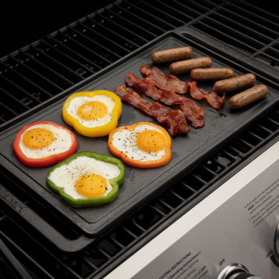 Cuisinart Outdoors Reversible Cast Iron Plate Grill Pan