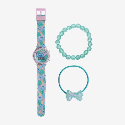 Disney Collection Lilo & Stitch Boys Multicolor Strap Watch Las40025jc