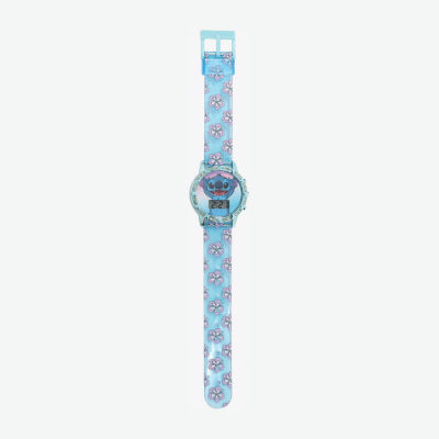 Disney Collection Lilo & Stitch Boys Blue Strap Watch Las4157jc