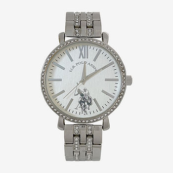 U.S. Polo Assn. Womens Silver Tone Bracelet Watch Usc40289jc U.S. Polo Assn. Womens Silver Tone Bracelet Watch Usc40289jc