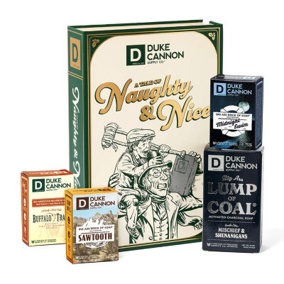 Duke Cannon Naughty & Nice Book 4 Pack Gift Set