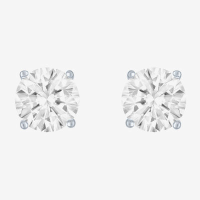 YES PLEASE! 2.5 CT.T.W. Lab-Created White Sapphire Stud Earrings in Sterling Silver