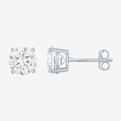 YES PLEASE! 2.5 CT.T.W. Lab-Created White Sapphire Stud Earrings in Sterling Silver