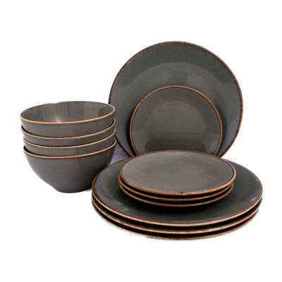 Porland Seasons Collection 12-pc. Porcelain Dinnerware Set