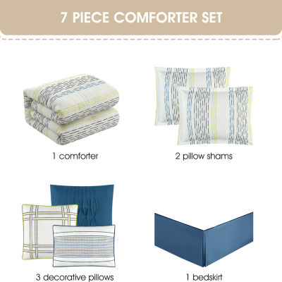 Stratford Park Hamish 7pc 7-pc. Lightweight Comforter Set