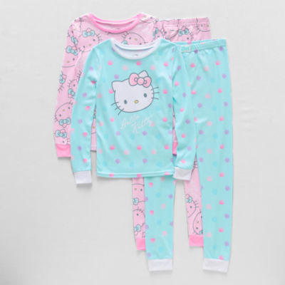 Big Girls 4-pc. Hello Kitty Pajama Set