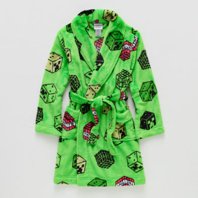 Little & Big Boys Mid Length Long Sleeve Minecraft Robe