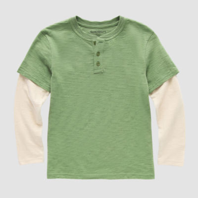 Thereabouts Little & Big Boys Long Sleeve Henley Shirt