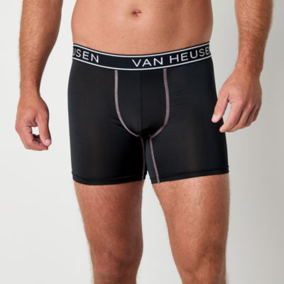 Van Heusen Stretch Mens 6 Pack Boxer Briefs