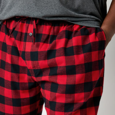 St. John's Bay Mens Flannel Big Pajama Pants