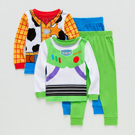 Disney Collection Toddler Boys 4-pc. Toy Story Pajama Set, 3t, Green