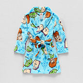 Disney Collection Toddler Girls Knee Length Long Sleeve Stitch Robe