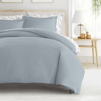 Casual Comfort Solid Down Alternative Complete Bedding Set with Sheets