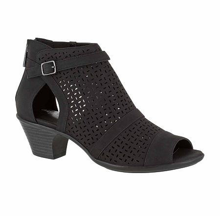 Easy Street Carrigan Womens Slip-on Booties In Black