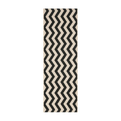Safavieh Courtyard Collection Kalisha Geometric Indoor/Outdoor Runner Rug