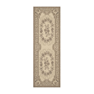 Safavieh Courtyard Collection Dorothea Oriental Indoor/Outdoor Runner Rug