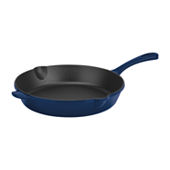 Rachael Ray Nitro Cast Iron 10 in. Cast Iron Skillet in Gray 48680 - The  Home Depot