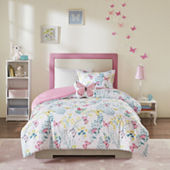 Laura Hart Kids Sweet Helena Twin Comforter Set, Color: Pink