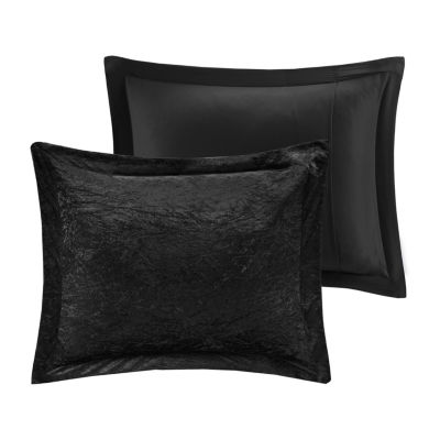 Intelligent Design Isabel 4-Piece Black Full/Queen Velvet