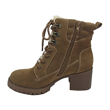8 Brown & Designer Stacked Heel Canty Boots®