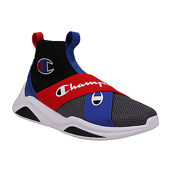 Champion Legend X Over Mens Sneakers, Color: Night Black Blue