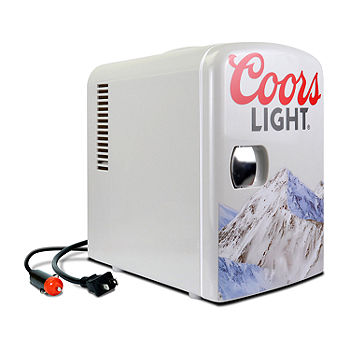 Coke Zero 6 Can Mini Fridge 4L Mini Electric Cooler Portable 12V Car Cooler  Black