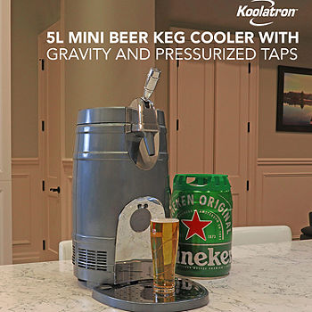 5l Mini Beer Keg Cooler With Gravity