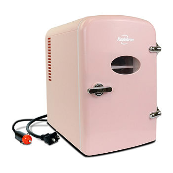 Retro Portable 6 Can AC/DC Mini Fridge Cooler 4 L/4.2 qt Pink KRT04-P,  Color: Pink - JCPenney