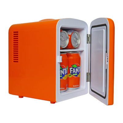 Coca-Cola Fanta 4L Portable Cooler/Warmer 12V AC/DC Mini Fridge