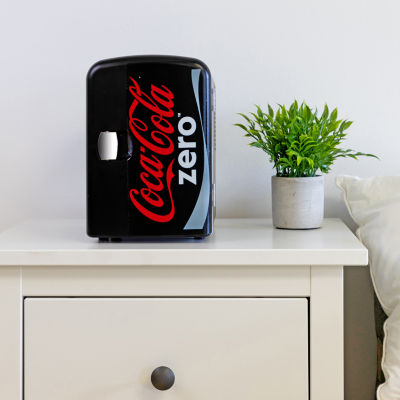 Coca-Cola Coke Zero 4L Portable Cooler/Warmer 12V AC/DC Mini Fridge