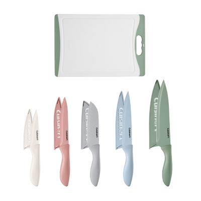 Cuisinart Pastel 11pc. Cutting Board and Knife Set, Color Multi