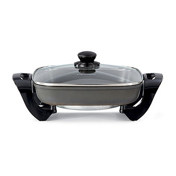  NonStick Extra Deep Electric Skillet - 12 Inch Frying