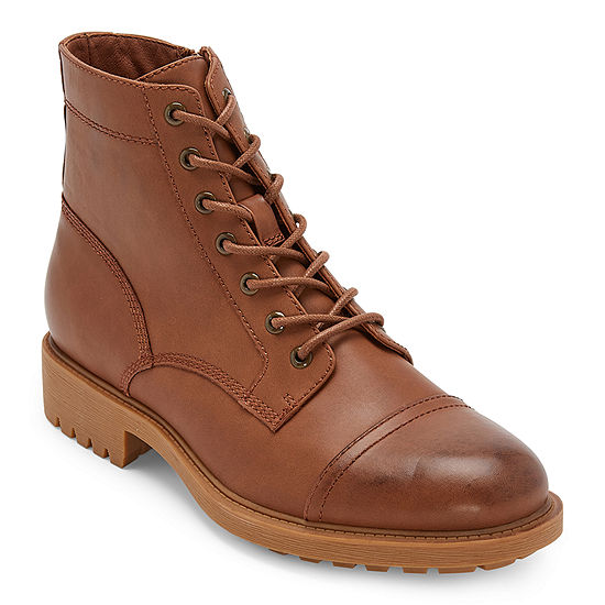 Frye and Co. Mens Kip Flat Heel Lace Up Boots