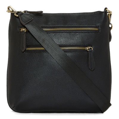 St. John's Bay Nancy Crossbody Bag, Color: Black - JCPenney