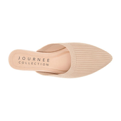 Journee Collection Womens Aniee Pointed Closed Toe Mules