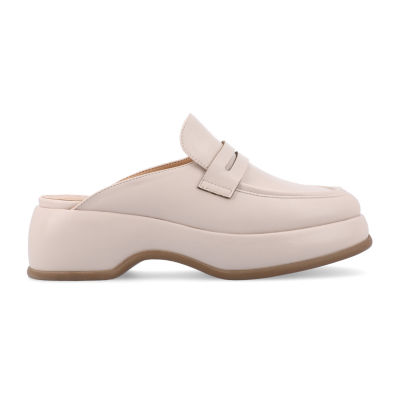 Journee Collection Antonina Womens Square Closed Toe Mules