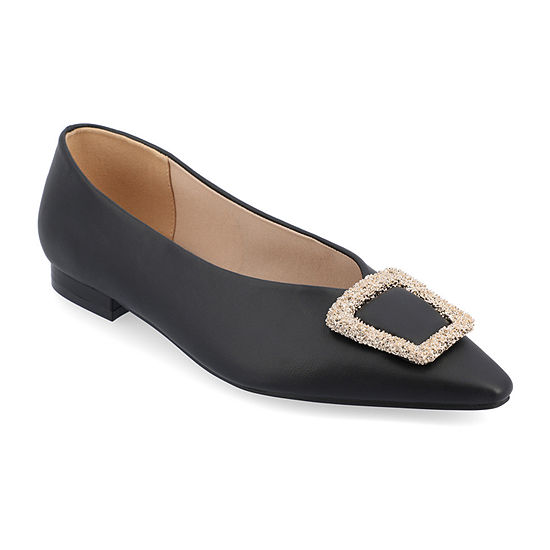 Journee Collection Womens Elowen Pointed Toe Ballet Flats - JCPenney