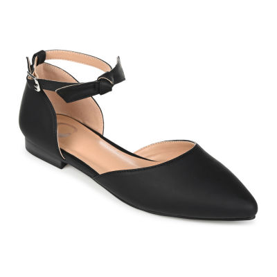 Women's pointed toe hot sale flats wide width