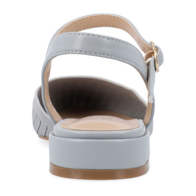 Journee Collection Ansley-Wd Womens Pointed Closed Toe Mary Jane Shoes Wide Width