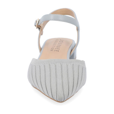 Journee Collection Ansley-Wd Womens Pointed Closed Toe Mary Jane Shoes Wide Width