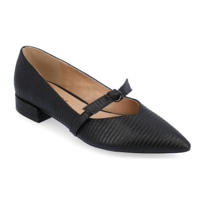 Journee Collection Womens Cait Pointed Toe Ballet Flats