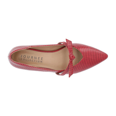 Journee Collection Cait Womens Pointed Closed Toe Ballet Flats