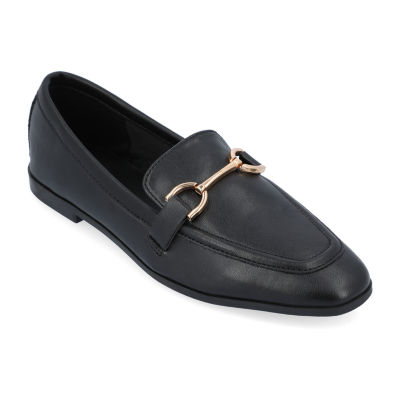 Journee Collection Womens Mizza Square Toe Loafers