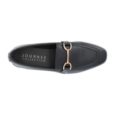 Journee Collection Womens Mizza Square Toe Loafers