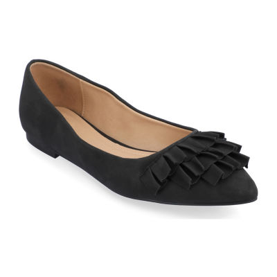 Journee Collection Womens Judy Slip-on Pointed Toe Ballet Flats