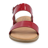 Red hot sale sandals jcpenney